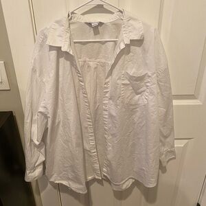 Women’s Button Up Boyfriend Shirt